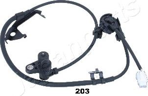 Japanparts ABS-203 — Czujnik, prędkość obrotowa koła