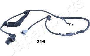 Japanparts ABS-216 — Czujnik, prędkość obrotowa koła