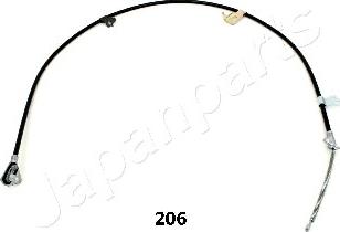 Japanparts BC-206 — Cięgło, hamulec postojowy