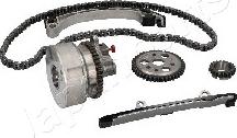 Japanparts KDK-206V - ZESTAW ŁAŃCUCHA ROZRZĄDU TOYOTA YARIS 1.0 16V Z KOŁEM FAZ
