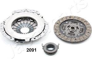 Japanparts KF-2091 - SPRZĘGŁO KPL. TOYOTA AYGO-YARIS 1.0 05-14