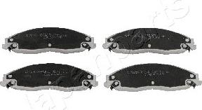 Japanparts PA-014AF — Zestaw klocków hamulcowych, hamulce tarczowe