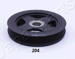 Japanparts PU-204 — Koło pasowe, wał korbowy