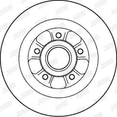 Maxgear 19-1276 - TARCZA HAM. RENAULT T. LAGUNA 01- BEZ ŁOŻYSKA. BEZ PIERŚCIENIA ABS