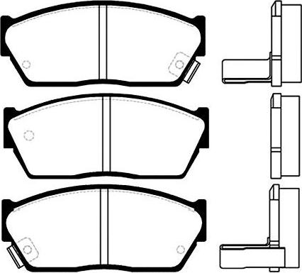 Hart 220 202 - KLOCKI HAMULCOWE PRZÓD