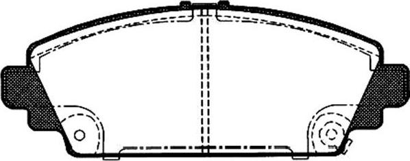 Blue Print ADH24267 - KLOCKI HAM. HONDA P. ACCORD-CIVIC 98-05