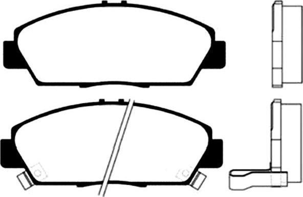 Textar 2187901 - KLOCKI HAM. HONDA P. ACCORD-ROVER600