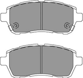 Blue Print ADK84243 - Klocek hamulcowy kpl.