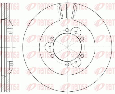 BOSCH 0 986 479 V88 - Tarcza hamulcowa