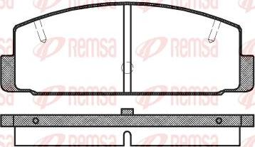 Maxgear 19-0477 - KLOCKI HAM. MAZDA T. 626 91--6 02-
