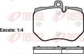 QUARO QP1561 - KLOCKI HAM. AUDI P. Q7 3.0-6.0 TDI QUATTRO 06-15
