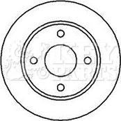 Textar 92075303 - TARCZA HAM. FORD P. FIESTA-KA 1.0-1.4-1.8 D 95-02
