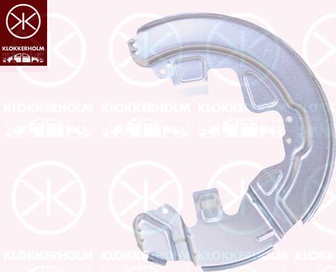 Klokkerholm 9022377 — Panel rozbryzgiwujący, tarcza hamulcowa