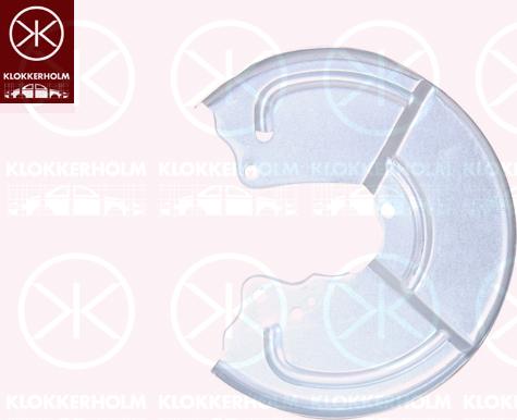 Klokkerholm 2023878 — Panel rozbryzgiwujący, tarcza hamulcowa