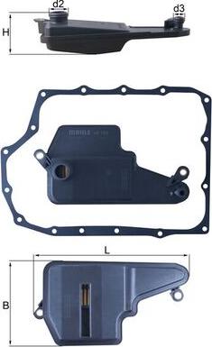 KNECHT HX 193D — Filtr hydrauliczny, automatyczna skrzynia biegów