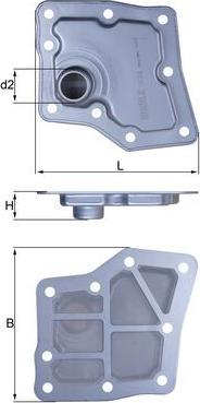 KNECHT HX 259 — Filtr hydrauliczny, automatyczna skrzynia biegów