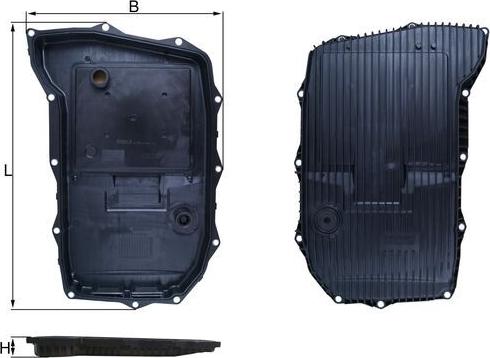 KNECHT HX 255 — Filtr hydrauliczny, automatyczna skrzynia biegów