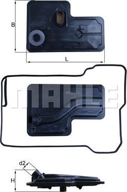KNECHT HX 270D - Filtr hydrauliki skrzyni biegów