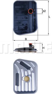 KNECHT HX 273 — Filtr hydrauliczny, automatyczna skrzynia biegów
