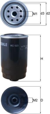 KNECHT KC 623 — Filtr paliwa