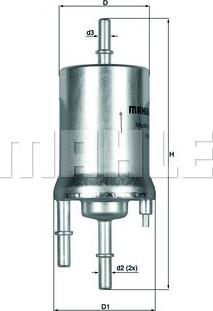 KNECHT KL 156/1 - Filtr paliwa