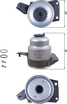 KNECHT KL 829D — Filtr paliwa