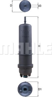 KNECHT KL 872/7 — Filtr paliwa
