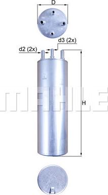KNECHT KL229/11 — Filtr paliwa