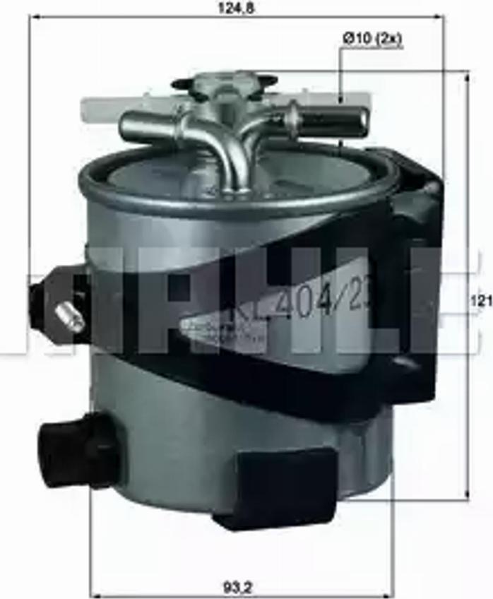 KNECHT KLH 44/22 - Filtr paliwa