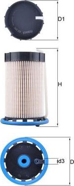 KNECHT KX 592 — Filtr paliwa