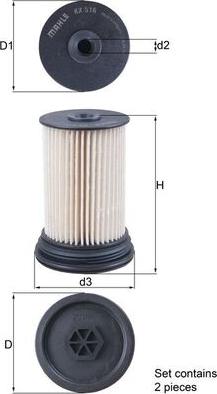 KNECHT KX 516/S — Filtr paliwa