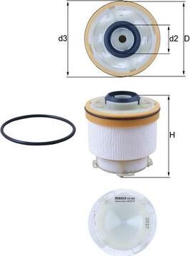 KNECHT KX 586D — Filtr paliwa