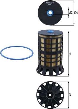 KNECHT KX606D — Filtr paliwa