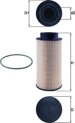 MAHLE KX 182/1D - Filtr paliwa