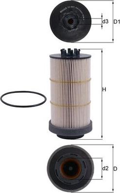 KNECHT KX 80/1D - Filtr paliwa