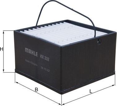 KNECHT KX 332 — Filtr paliwa