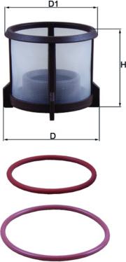 KNECHT KX 72D2 — Filtr paliwa