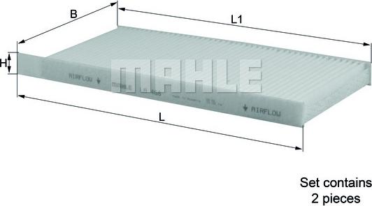 KNECHT LA 468/S — Filtr kabinowy