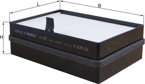 KNECHT LA 432 — Filtr kabinowy