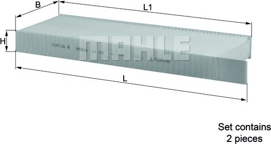 KNECHT LA 428/S — Filtr kabinowy