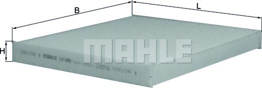 KNECHT LA 586 — Filtr kabinowy