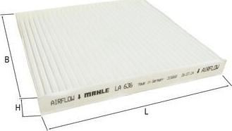 KNECHT LA 636 — Filtr kabinowy