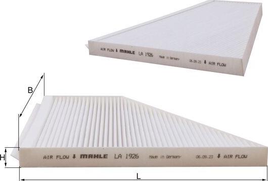 KNECHT LA 1926 - Filtr kabiny