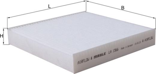 KNECHT LA 1566 — Filtr kabinowy