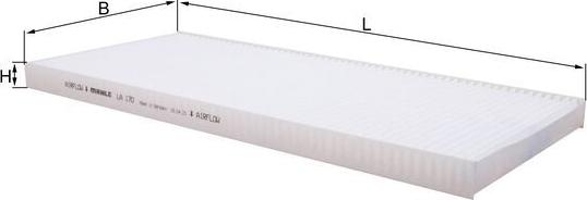 KNECHT LA 170 — Filtr kabinowy