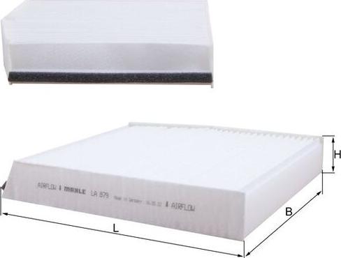 KNECHT LA879 — Filtr kabinowy