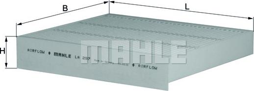 KNECHT LA 297 — Filtr kabinowy