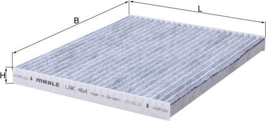 KNECHT LAK 464 — Filtr kabinowy