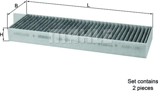 KNECHT LAK 428/S — Filtr kabinowy
