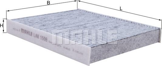 KNECHT LAK 1506 — Filtr kabinowy
